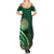 Saineha High School Summer Maxi Dress Ngatu and Polynesian Pattern