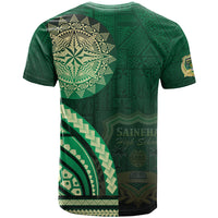 Saineha High School T Shirt Ngatu and Polynesian Pattern