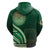Saineha High School Zip Hoodie Ngatu and Polynesian Pattern