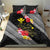 Aloha Hawaii Hibiscus and Plumeria Flowers Bedding Set Kanaka Maoli Tattoo Polynesian Pattern