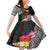 Aloha Hawaii Hibiscus and Plumeria Flowers Family Matching Mermaid Dress and Hawaiian Shirt Kanaka Maoli Tattoo Polynesian Pattern