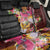 Papua New Guinea Birds and Frangipani Back Car Seat Cover Melanesian Art Tattoos - Polynesian Pride