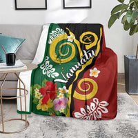 Melanesian Vanuatu Tribal Boar Tusk Blanket Tropical Plants and Namele Motifs - Polynesian Pride