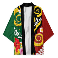 Melanesian Vanuatu Tribal Boar Tusk Kimono Tropical Plants and Namele Motifs - Polynesian Pride