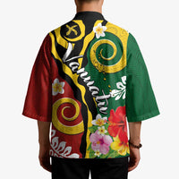 Melanesian Vanuatu Tribal Boar Tusk Kimono Tropical Plants and Namele Motifs - Polynesian Pride