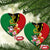 Vanuatu Christmas Ceramic Ornament Funny Santa with Namele and Boar Tusk Tribal - Polynesian Pride