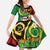 Vanuatu Christmas Family Matching Puletasi and Hawaiian Shirt Funny Santa with Namele and Boar Tusk Tribal - Polynesian Pride