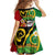 Vanuatu Christmas Family Matching Puletasi and Hawaiian Shirt Funny Santa with Namele and Boar Tusk Tribal - Polynesian Pride