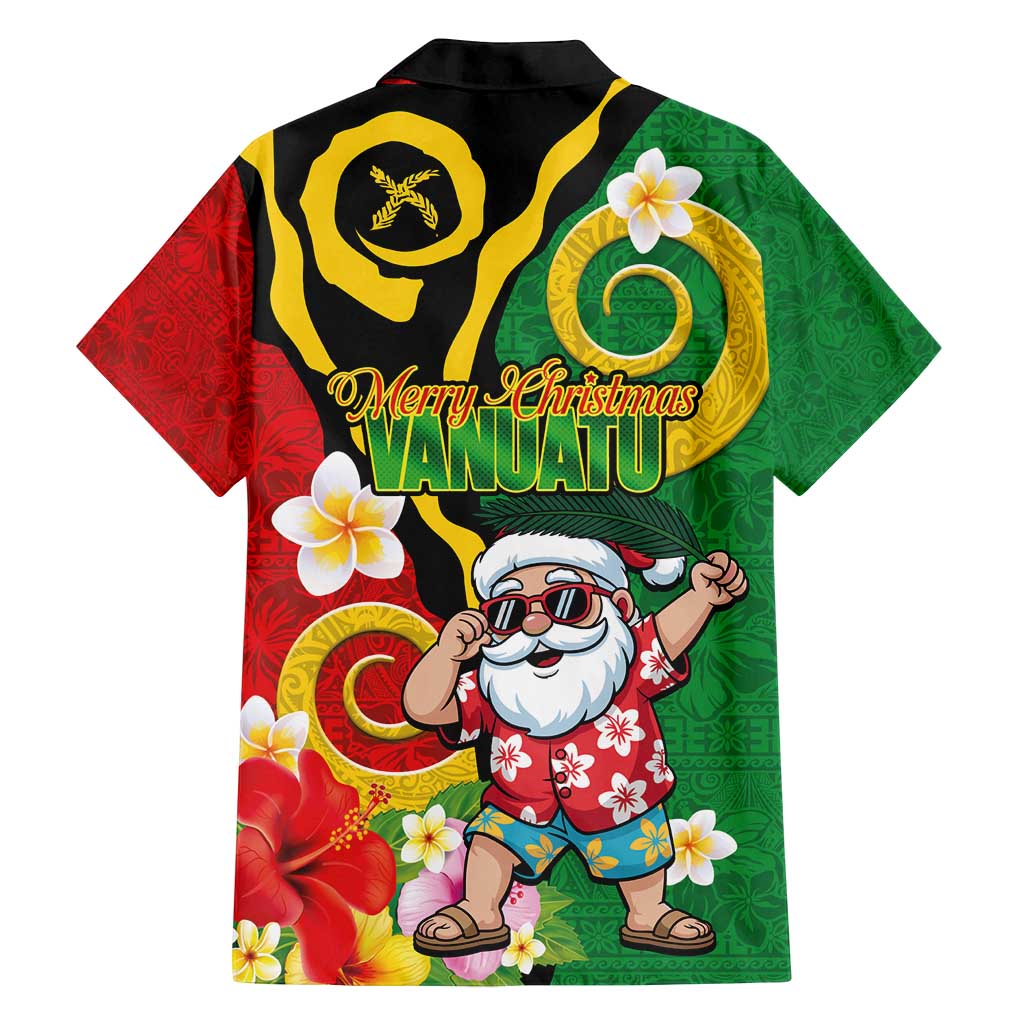 Vanuatu Christmas Family Matching Puletasi and Hawaiian Shirt Funny Santa with Namele and Boar Tusk Tribal - Polynesian Pride