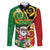Vanuatu Christmas Family Matching Puletasi and Hawaiian Shirt Funny Santa with Namele and Boar Tusk Tribal - Polynesian Pride
