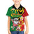 Vanuatu Christmas Family Matching Puletasi and Hawaiian Shirt Funny Santa with Namele and Boar Tusk Tribal - Polynesian Pride