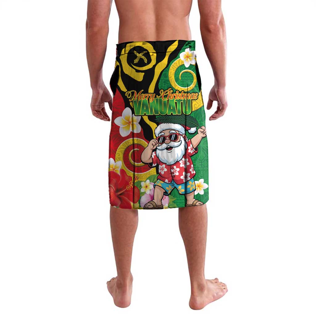 Vanuatu Christmas Lavalava Funny Santa with Namele and Boar Tusk Tribal - Polynesian Pride