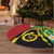 Vanuatu Christmas Tree Skirt Funny Santa with Namele and Boar Tusk Tribal - Polynesian Pride