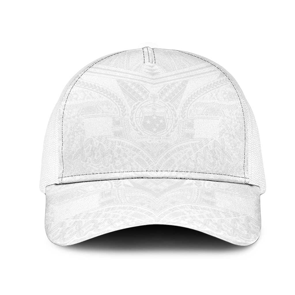 Samoan Lotu a Tamaiti Mesh Trucker Cap Coat of Arms and Polynesian Pattern