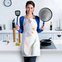 Hawaiian Tribal Tattoo and Plumeria Apron Polynesian Pattern Sweet