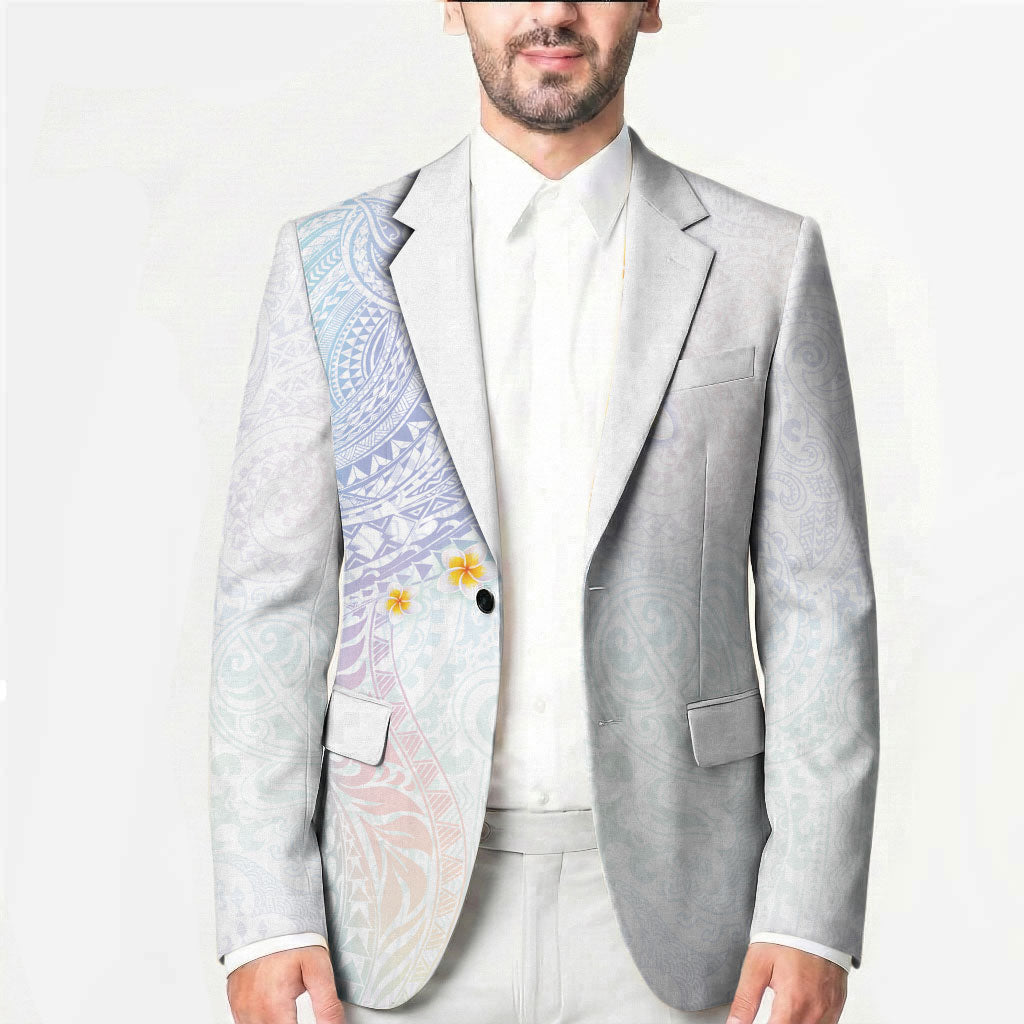 Hawaiian Tribal Tattoo and Plumeria Blazer Polynesian Pattern Sweet