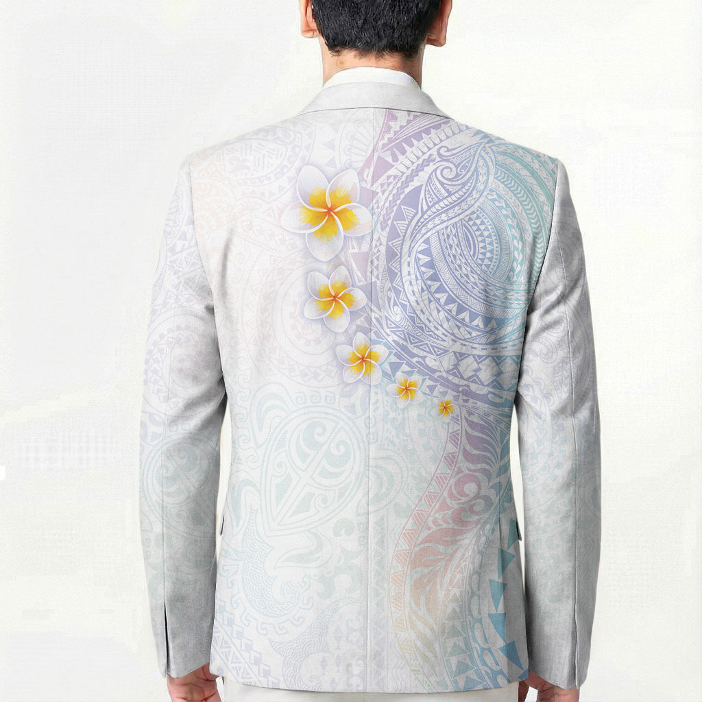 Hawaiian Tribal Tattoo and Plumeria Blazer Polynesian Pattern Sweet