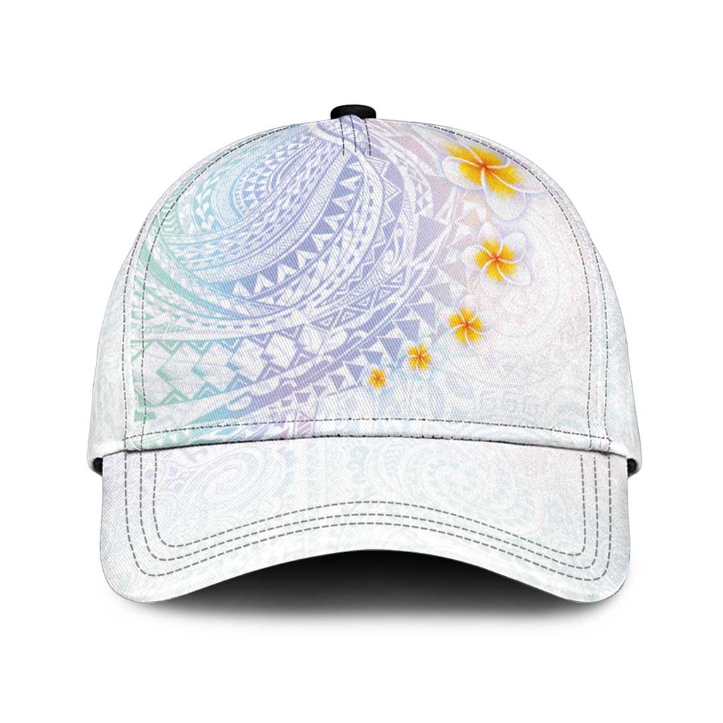 Hawaiian Tribal Tattoo and Plumeria Classic Cap Polynesian Pattern Sweet