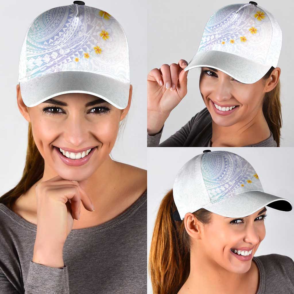 Hawaiian Tribal Tattoo and Plumeria Classic Cap Polynesian Pattern Sweet