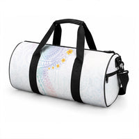 Hawaiian Tribal Tattoo and Plumeria Duffle Bag Polynesian Pattern Sweet