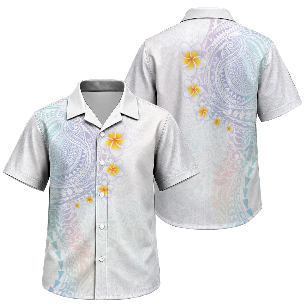 Hawaiian Tribal Tattoo and Plumeria Family Matching Tank Maxi Dress and Hawaiian Shirt Polynesian Pattern Sweet