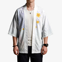 Hawaiian Tribal Tattoo and Plumeria Kimono Polynesian Pattern Sweet