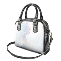 Hawaiian Tribal Tattoo and Plumeria Shoulder Handbag Polynesian Pattern Sweet