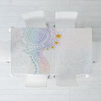 Hawaiian Tribal Tattoo and Plumeria Tablecloth Polynesian Pattern Sweet