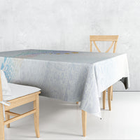 Hawaiian Tribal Tattoo and Plumeria Tablecloth Polynesian Pattern Sweet