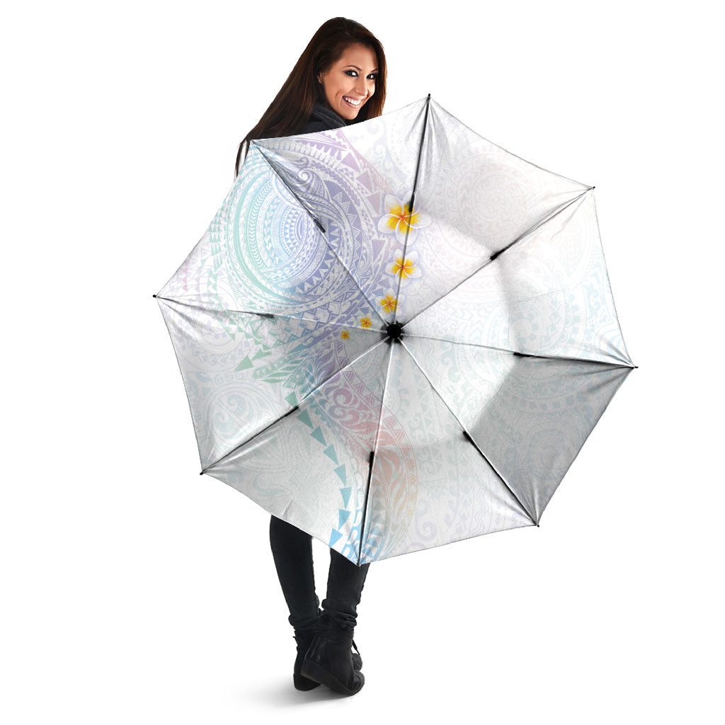 Hawaiian Tribal Tattoo and Plumeria Umbrella Polynesian Pattern Sweet