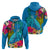 Polynesian Hoodie The Turtle Jung Flower with Maori Pattern Ethnic Style LT03 - Polynesian Pride