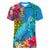 custom-polynesian-women-v-neck-t-shirt-the-turtle-jung-flower-with-maori-pattern-ethnic-style