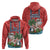 Hawaii Christmas Hoodie The Santa Surfing Hawaii Xmas Style LT03 - Polynesian Pride