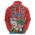 Hawaii Christmas Hoodie The Santa Surfing Hawaii Xmas Style LT03 - Polynesian Pride