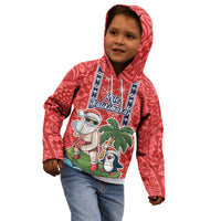 Hawaii Christmas Kid Hoodie The Santa Surfing Hawaii Xmas Style LT03 - Polynesian Pride