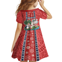 Custom Hawaii Christmas Family Matching Summer Maxi Dress and Hawaiian Shirt The Santa Surfing Hawaii Xmas Style LT03 - Polynesian Pride