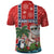 Custom Hawaii Christmas Polo Shirt The Santa Surfing Hawaii Xmas Style LT03 - Polynesian Pride