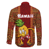 Hawaii Family Matching Tank Maxi Dress and Hawaiian Shirt Aloha Funny Pineapple Mix Kakau Hawaiian Tribal LT03 - Polynesian Pride