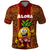 Custom Hawaii Polo Shirt Aloha Funny Pineapple Mix Kakau Hawaiian Tribal LT03 Red - Polynesian Pride