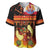 Tahitian Siva Afi Baseball Jersey Tribal Performers of Tahitian Fire Knife Dancing