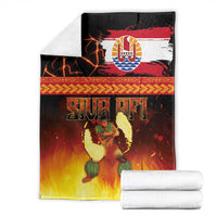 Tahitian Siva Afi Blanket Tribal Performers of Tahitian Fire Knife Dancing LT03 - Polynesian Pride