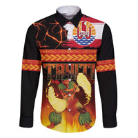 Tahitian Siva Afi Family Matching Tank Maxi Dress and Hawaiian Shirt Tribal Performers of Tahitian Fire Knife Dancing