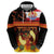 Tahitian Siva Afi Hoodie Tribal Performers of Tahitian Fire Knife Dancing