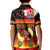 Tahitian Siva Afi Kid Polo Shirt Tribal Performers of Tahitian Fire Knife Dancing