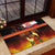 Tahitian Siva Afi Rubber Doormat Tribal Performers of Tahitian Fire Knife Dancing