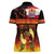 Tahitian Siva Afi Women Polo Shirt Tribal Performers of Tahitian Fire Knife Dancing