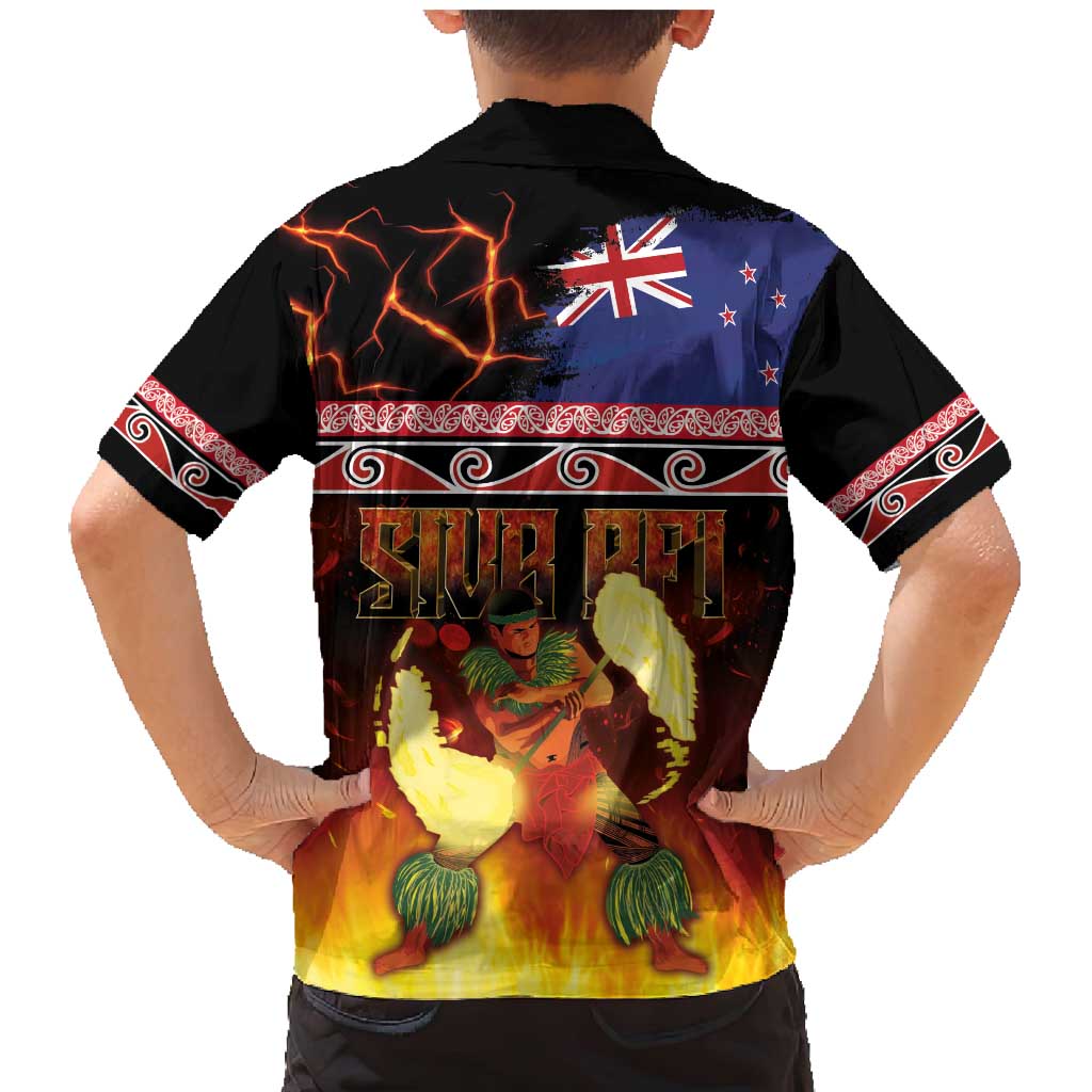 Aotearoa Siva Afi Family Matching Mermaid Dress and Hawaiian Shirt Tribal Performers of Aotearoa Fire Knife Dancing