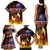 Aotearoa Siva Afi Family Matching Tank Maxi Dress and Hawaiian Shirt Tribal Performers of Aotearoa Fire Knife Dancing