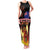 Aotearoa Siva Afi Family Matching Tank Maxi Dress and Hawaiian Shirt Tribal Performers of Aotearoa Fire Knife Dancing