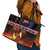 Aotearoa Siva Afi Leather Tote Bag Tribal Performers of Aotearoa Fire Knife Dancing